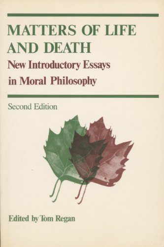 Stock image for Matters of Life and Death: New Introductory Essays in Moral Philosophy for sale by Bay Used Books