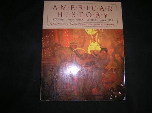 Imagen de archivo de American History: A Survey, Vol. 2: Since 1865 a la venta por Better World Books
