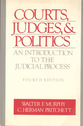 Beispielbild fr Courts, Judges, and Politics: An Introduction to the Judicial Process zum Verkauf von ThriftBooks-Atlanta