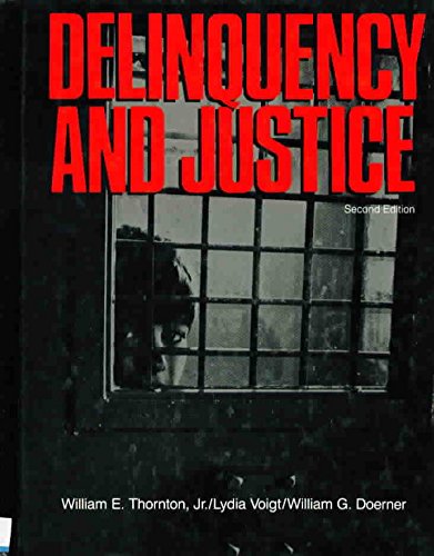 9780394347417: Delinquency and Justice