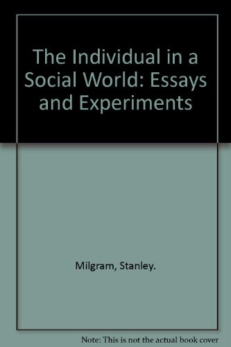 9780394348247: The Individual in a Social World: Essays and Experiments