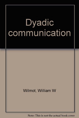 Stock image for Dyadic communication for sale by Hawking Books