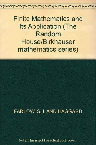 Imagen de archivo de Finite Mathematics and Its Applications a la venta por Kingship Books