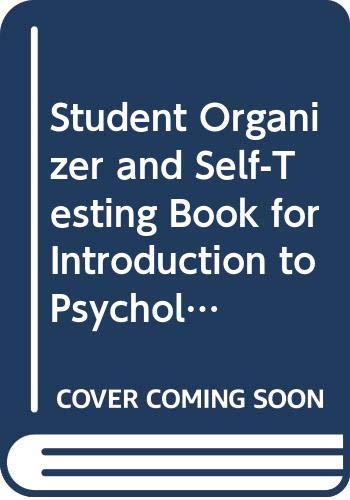 Student Organizer and Self-testing Book for Introduction to Psychology, Rod Plotnik, Sandra Mollenauer (9780394352626) by Poole, Gary