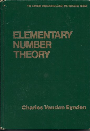 9780394353593: Elementary number theory (Random House/Birkhaüser mathematics series)