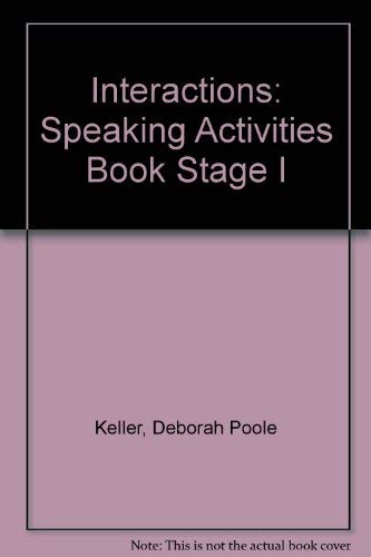 9780394353883: Speaking Activities Book (Stage I)