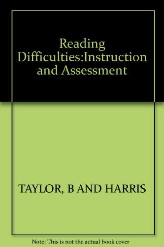 9780394362984: Reading Difficulties:Instruction and Assessment: Instruction and Assessment