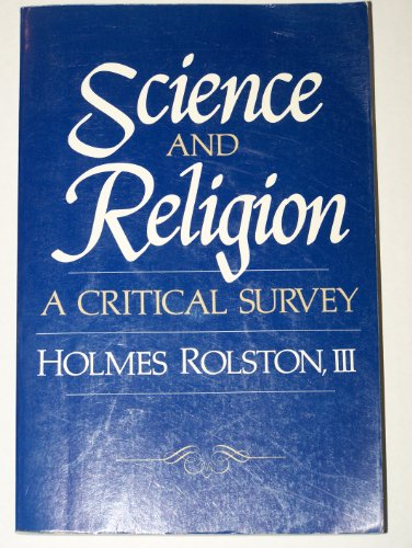 Beispielbild fr Science and Religion: A Critical Survey zum Verkauf von Better World Books