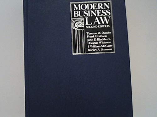 9780394365381: Title: Modern Business Law