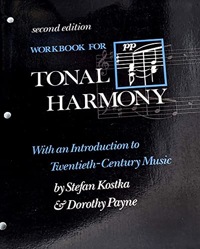 Imagen de archivo de Workbook for Tonal Harmony a la venta por ThriftBooks-Atlanta