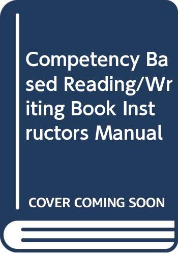 9780394372815: Competency Based Reading/Writing Book Instructors Manual