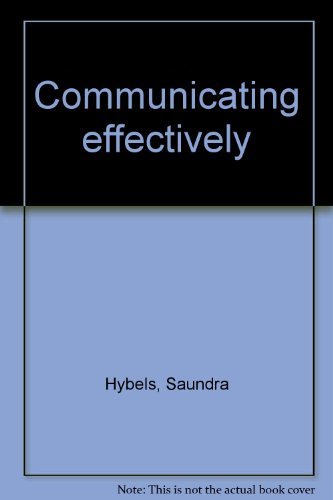 Stock image for Communicating Effectively for sale by Better World Books