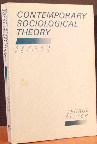 Stock image for Contemporary Sociological Theory.2nd Edition for sale by Goldstone Books