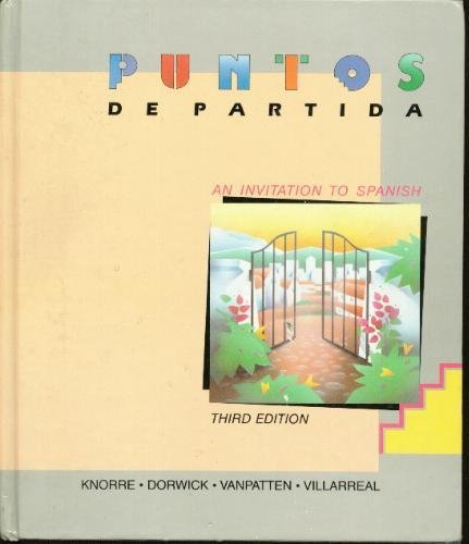 Beispielbild fr Puntos De Partida: An Invitation to Spanish (English and Spanish Edition) zum Verkauf von Heisenbooks