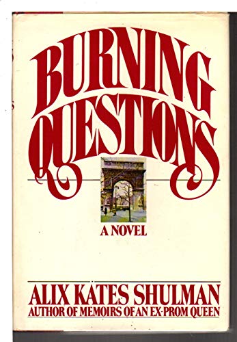 Imagen de archivo de Burning questions: A novel a la venta por Wonder Book