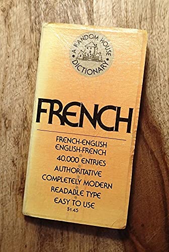 9780394400549: French Pocket Dictionary