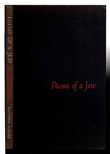 Imagen de archivo de Poems of a Jew a la venta por Better World Books