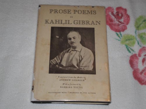 Beispielbild für Prose Poems zum Verkauf von Better World Books