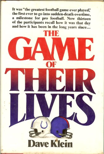Beispielbild fr The Game of Their Lives zum Verkauf von Better World Books