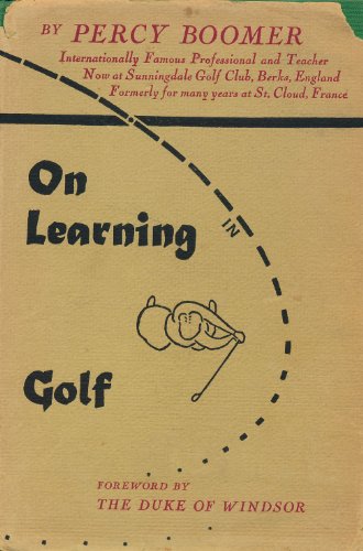 Stock image for On Learning Golf: A Valuable Guide to Better Golf for sale by ThriftBooks-Atlanta