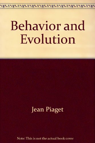 Beispielbild fr Behavior and Evolution zum Verkauf von Better World Books