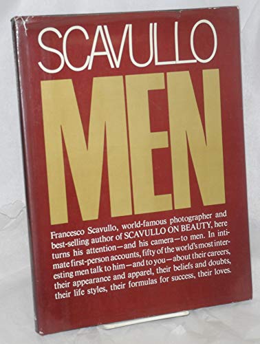 9780394419343: Scavullo on men / Francesco Scavullo, with Bob Colacello and Sean Byrnes