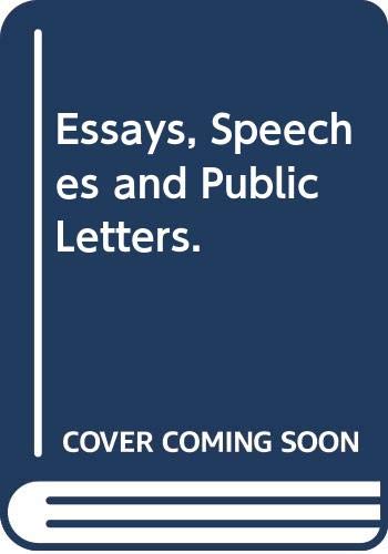 Essays, Speeches and Public Letters. (9780394423616) by Faulkner, William