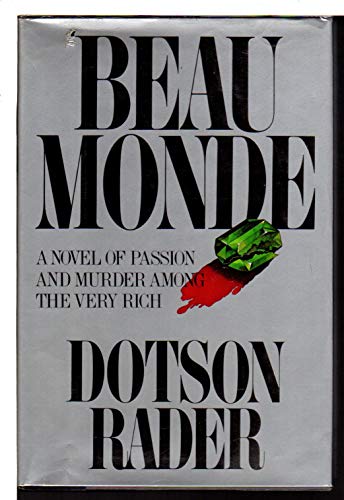Stock image for Beau Monde for sale by Aaron Books