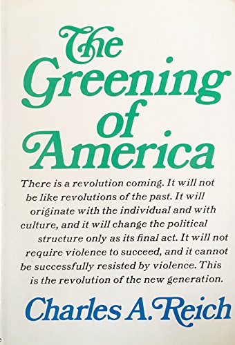 Stock image for The Greening of America for sale by Better World Books: West