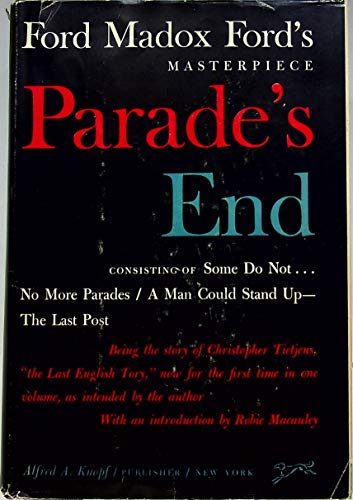 Stock image for Parades End for sale by ThriftBooks-Dallas