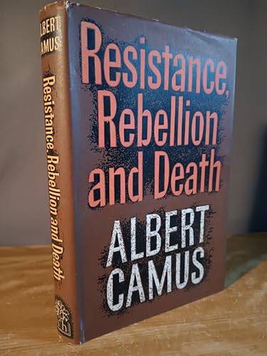 9780394442792: Resistance, Rebellion, and Death.