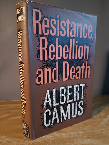 9780394442792: Resistance, Rebellion, and Death