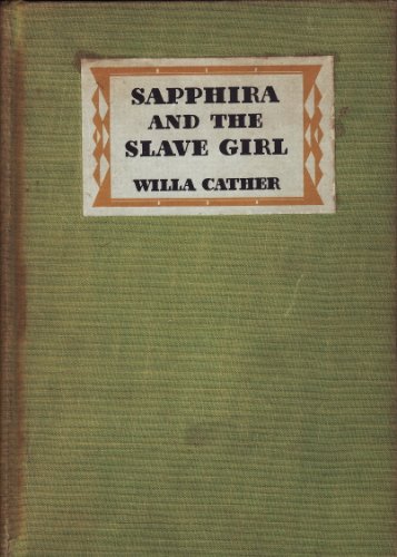 Stock image for Sapphira and the Slave Girl for sale by Sequitur Books