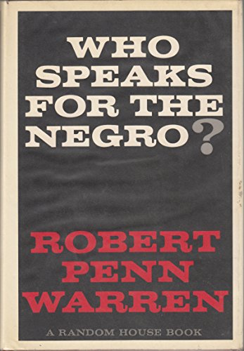 Beispielbild fr Who Speaks for the Negro? zum Verkauf von Better World Books