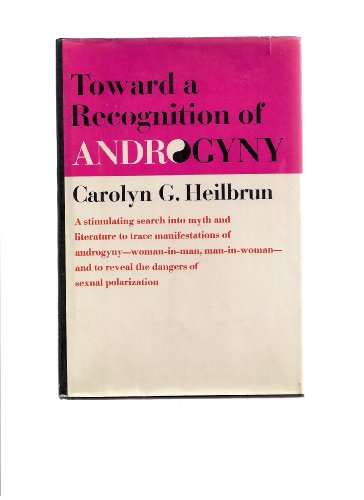Imagen de archivo de Toward a Recognition of Androgyny a la venta por Better World Books