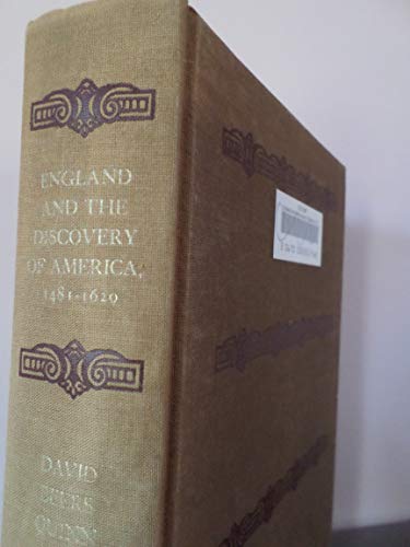 Stock image for England and the Discovery of America, 1481-1620 for sale by Better World Books: West