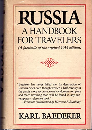 Imagen de archivo de Russia: A Handbook for Travelers (A facsimile of the original 1914 edition) a la venta por Wm Burgett Bks and Collectibles
