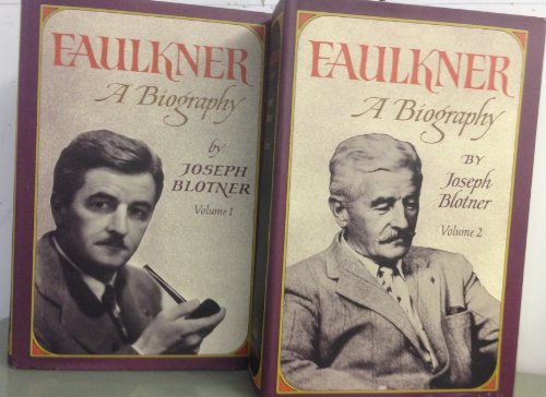 Imagen de archivo de Faulkner: A Biography (2 Volumes) a la venta por My Dead Aunt's Books