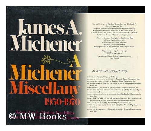 9780394479484: A Michener Miscellany: 1950-1970