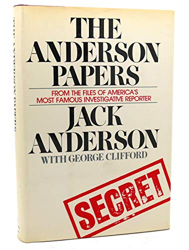 9780394481456: The Anderson papers,