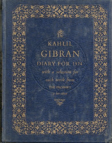 Kahlil Gibran Diray for 1974 (9780394487908) by Kahlil Gibran