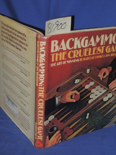 9780394488127: Backgammon: the cruelest game