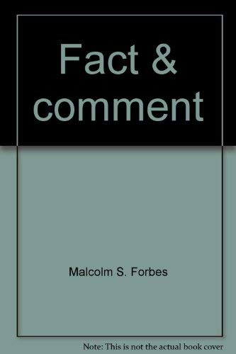 Imagen de archivo de Fact and Comment a la venta por Better World Books