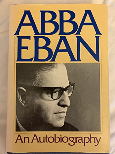 Beispielbild fr Abba Eban : An Autobiography zum Verkauf von Better World Books: West