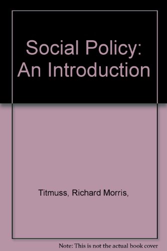 9780394494470: Social Policy : An Introduction