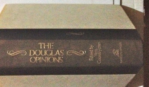 9780394497952: The Douglas Opinions