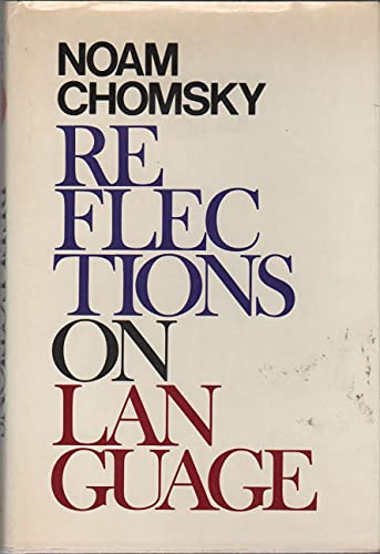 9780394499567: Title: Reflections on language