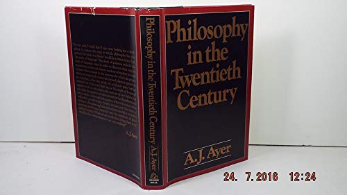 Beispielbild fr Philosophy in the Twentieth Century zum Verkauf von Better World Books