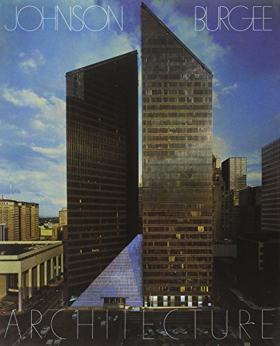 Beispielbild fr Philip Johnson/John Burgee: Architecture zum Verkauf von Books From California
