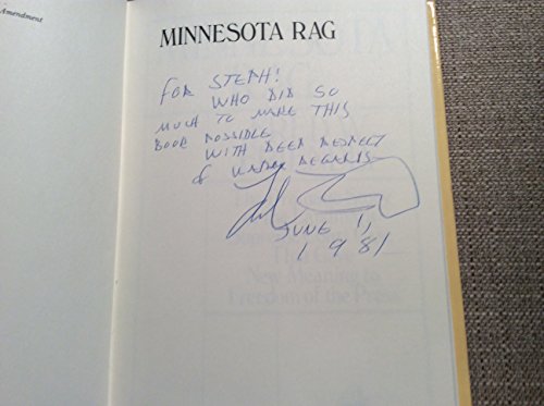 Imagen de archivo de Minnesota Rag : The Dramatic Story of the Landmark Supreme Court Case That Gave New Meaning to Freedom of the Press a la venta por Better World Books